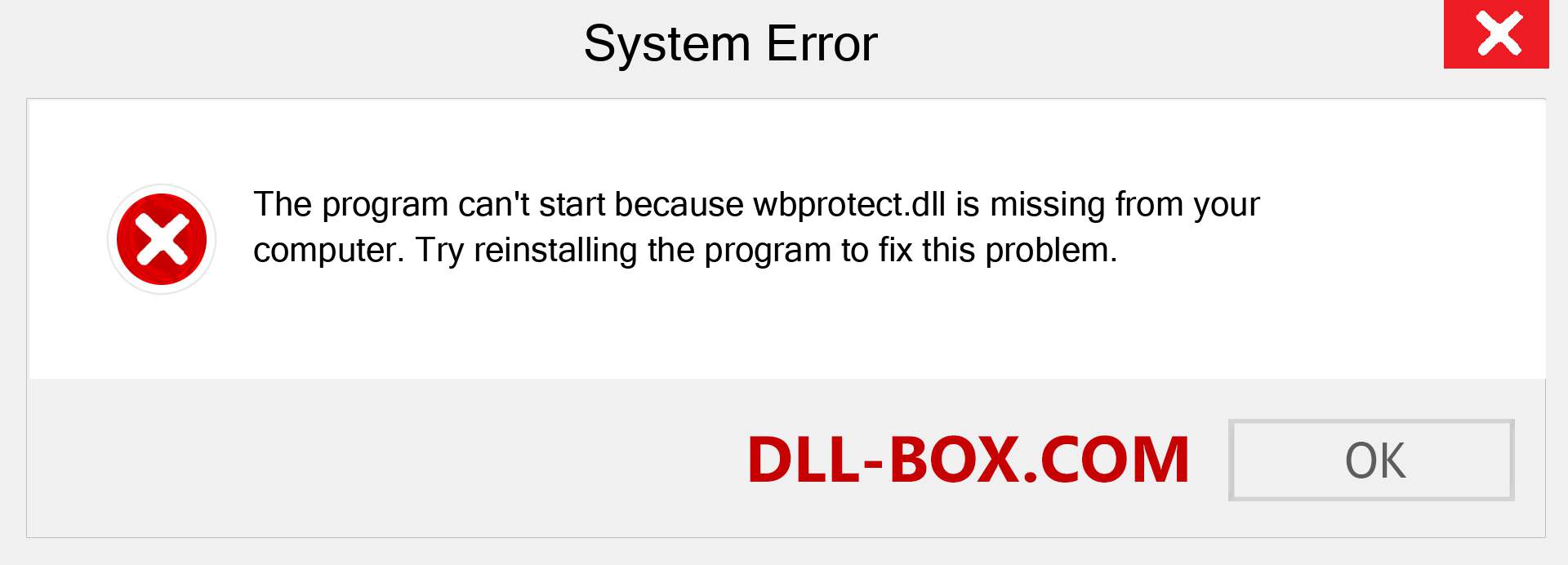  wbprotect.dll file is missing?. Download for Windows 7, 8, 10 - Fix  wbprotect dll Missing Error on Windows, photos, images